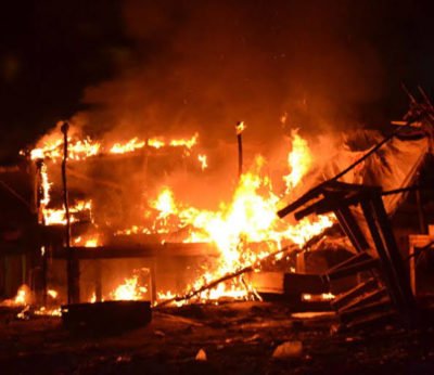 चंबा के सलूणी बाजार में हुई आगजनी में 15 दुकाने जलकर हुई राख