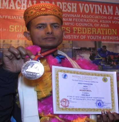 पुरुषोत्तम सिंह ने मार्शल आर्ट में अंतर्राष्ट्रीय स्तर पर जीता कांस्य पदक