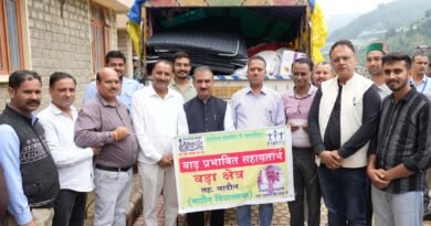 नादौन से सराज पहुंची आपदा राहत सामग्री, मुख्यमंत्री ने जताया आभार
