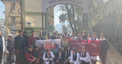 नशे के खिलाफ एक नुक्कड़ नाटक का आयोजन