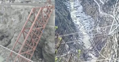 हिमाचल प्रदेश के चंबा जिले के भरमौर में रावी तट पर निर्माणाधीन सियुर पुल भूस्खलन की चढ़ा भेंट