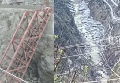 हिमाचल प्रदेश के चंबा जिले के भरमौर में रावी तट पर निर्माणाधीन सियुर पुल भूस्खलन की चढ़ा भेंट